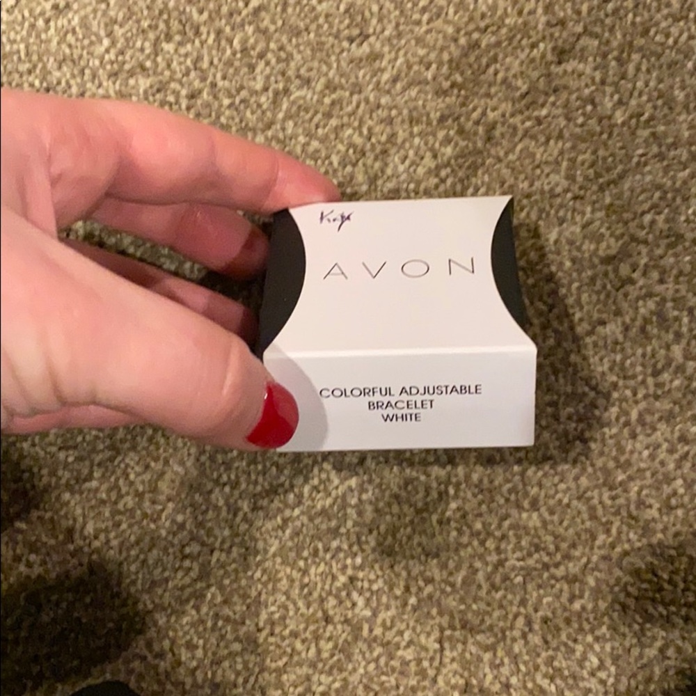 Avon Colorful Adjustable Bracelet-White